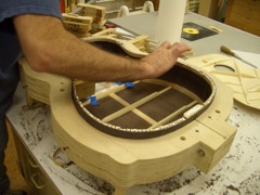Gluing top to rim