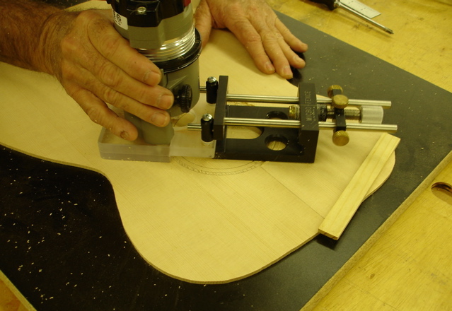 Cutting Out Soundhole
