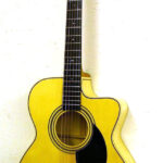 Front of guitar