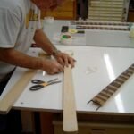 double stick tape fretboard to neck