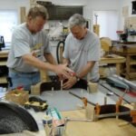 Clamping side in mold