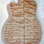 Back and neck of Quilted Maple