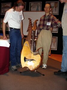 Fred Carlsson and his Harp Guitar