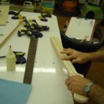 Gluing fretboard to neck