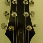 Headstock Ebony with abalone inlay.