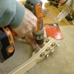 Drilling holes for tuners