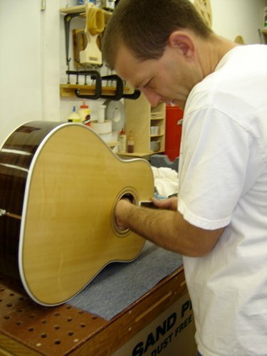 Installing neck to body