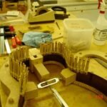 Kerfing being glued In