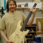 David and his brand new bass!