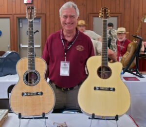 My two guitars. One a Sonic Sitka project!